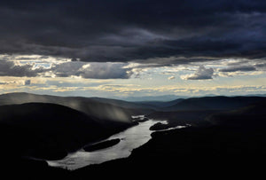 YUKON RIVER FROM THE MIDNIGHT DOME